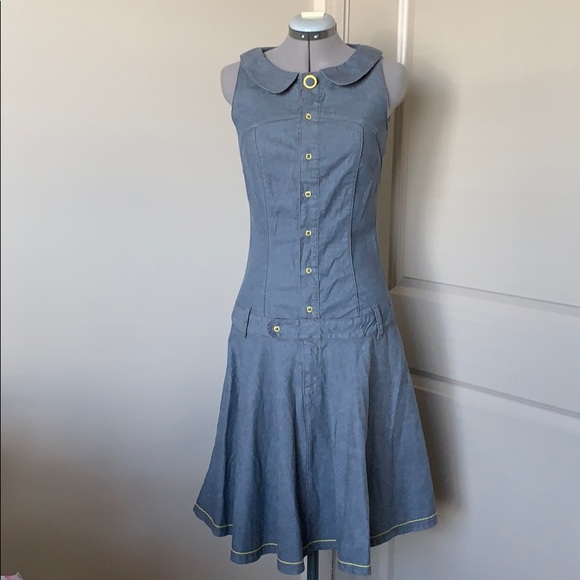 vila denim dress